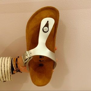 Silver Birkenstock’s